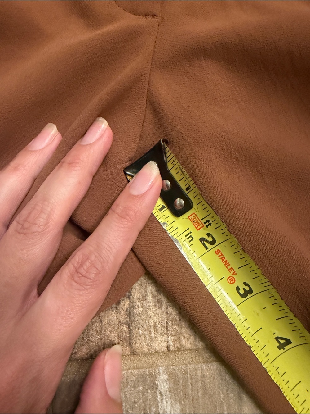 Aritzia Brown Effortless Pants - Picture 9 of 10